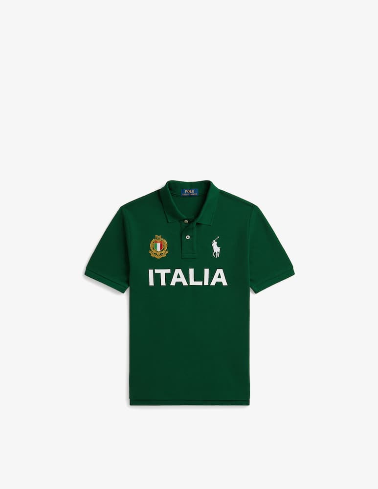 rinascente Polo Ralph Lauren Italia mesh knit polo