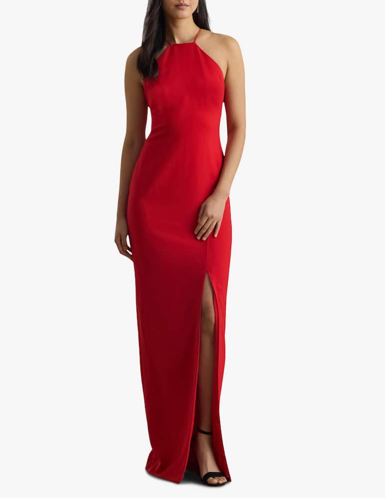 rinascente Lauren Ralph Lauren Strappy gown with side slit