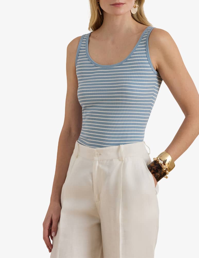 rinascente Lauren Ralph Lauren Canotta in maglia a righe