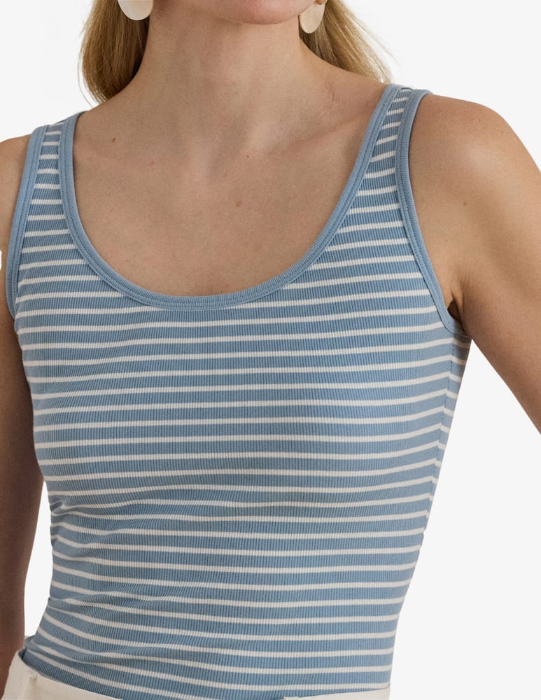 rinascente Lauren Ralph Lauren Canotta in maglia a righe