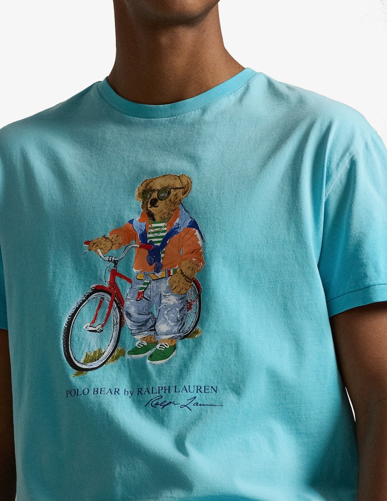 Polo Ralph Lauren Bear on Bicycle t-shirt - picture 4 Polo Ralph Lauren Bear on Bicycle t-shirt - picture 4