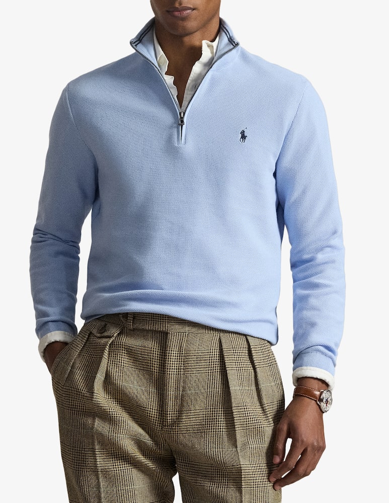 rinascente Polo Ralph Lauren Maglia con zip nido d'ape