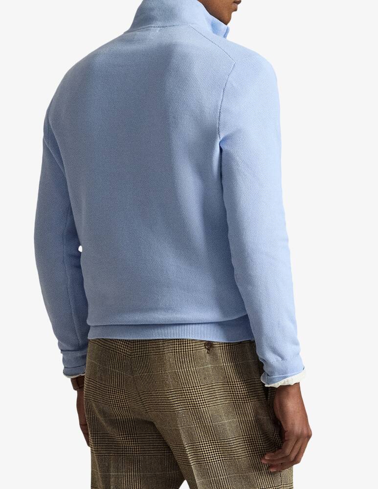 rinascente Polo Ralph Lauren Maglia con zip nido d'ape