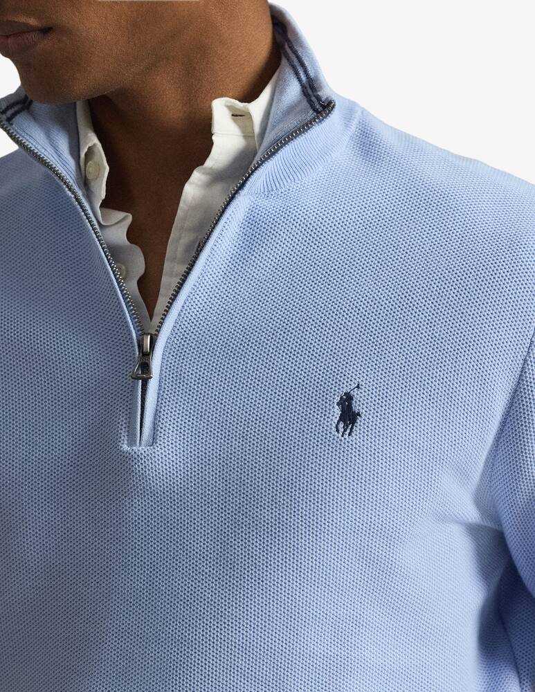 rinascente Polo Ralph Lauren Maglia con zip nido d'ape