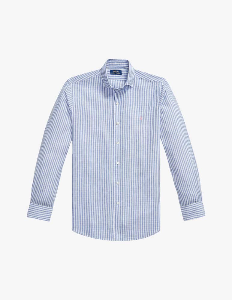 rinascente Polo Ralph Lauren Camicia in lino seersucker a righe