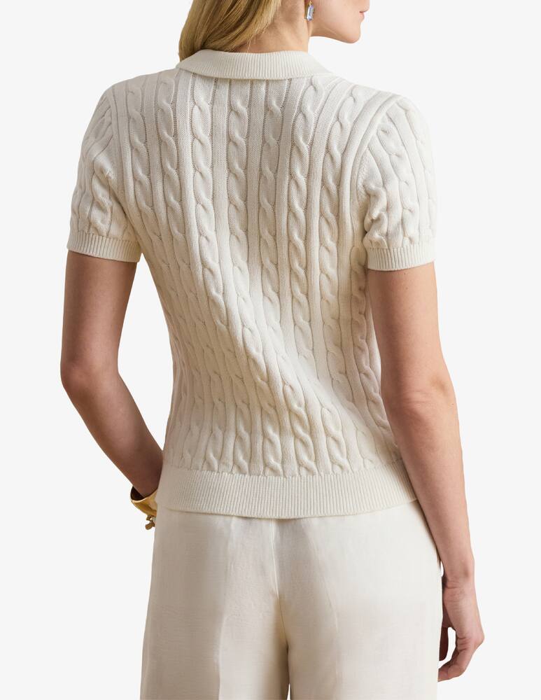 rinascente Lauren Ralph Lauren Cable knit polo shirt Matrissa