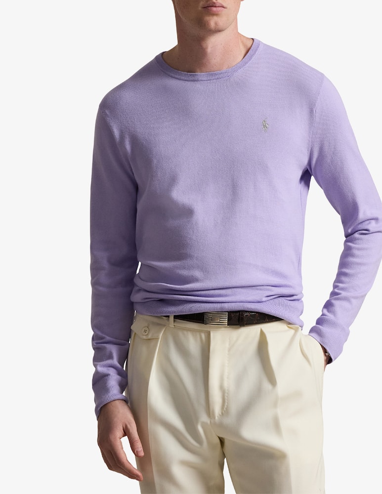 Polo Ralph Lauren Pima cotton crewneck jumper - picture 1 Polo Ralph Lauren Pima cotton crewneck jumper - picture 1