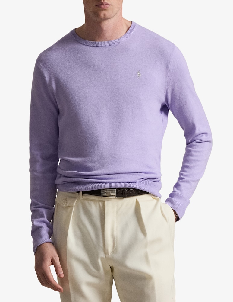 Polo Ralph Lauren Pima cotton crewneck jumper - picture 6 Polo Ralph Lauren Pima cotton crewneck jumper - picture 6