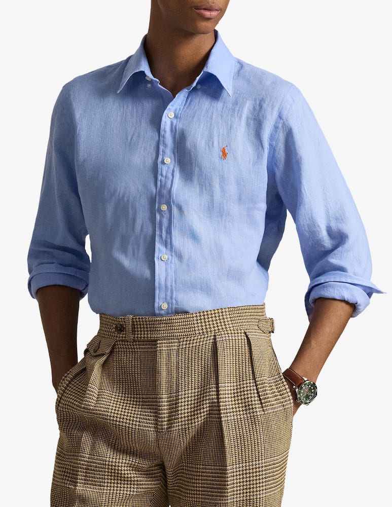 rinascente Polo Ralph Lauren Camicia in lino custom fit