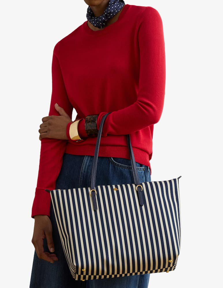 rinascente Lauren Ralph Lauren Borsa shopper a righe Keaton 26