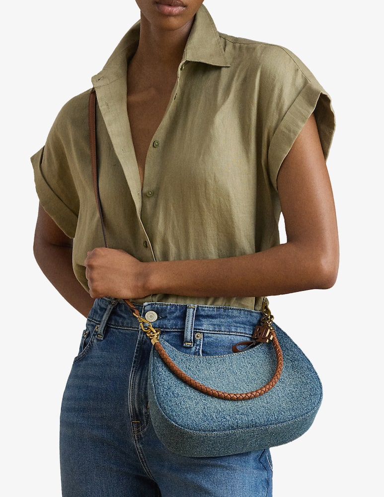 rinascente Lauren Ralph Lauren Borsa a spalla in jeans