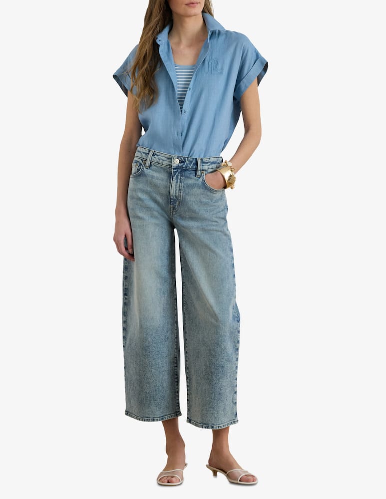 rinascente Lauren Ralph Lauren Camicia a maniche corte in lino