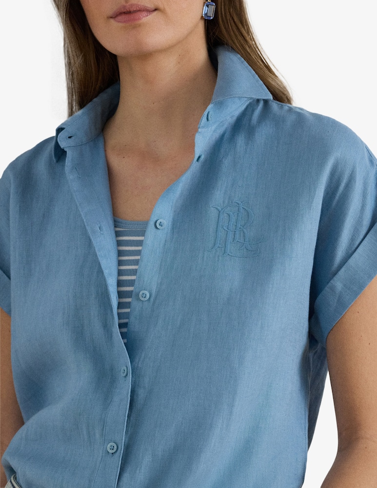 rinascente Lauren Ralph Lauren Camicia a maniche corte in lino