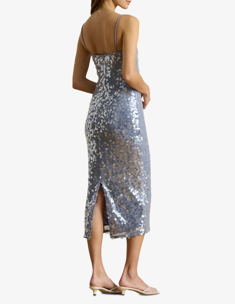 Lauren Ralph Lauren Abito slip con paillettes - immagine 2