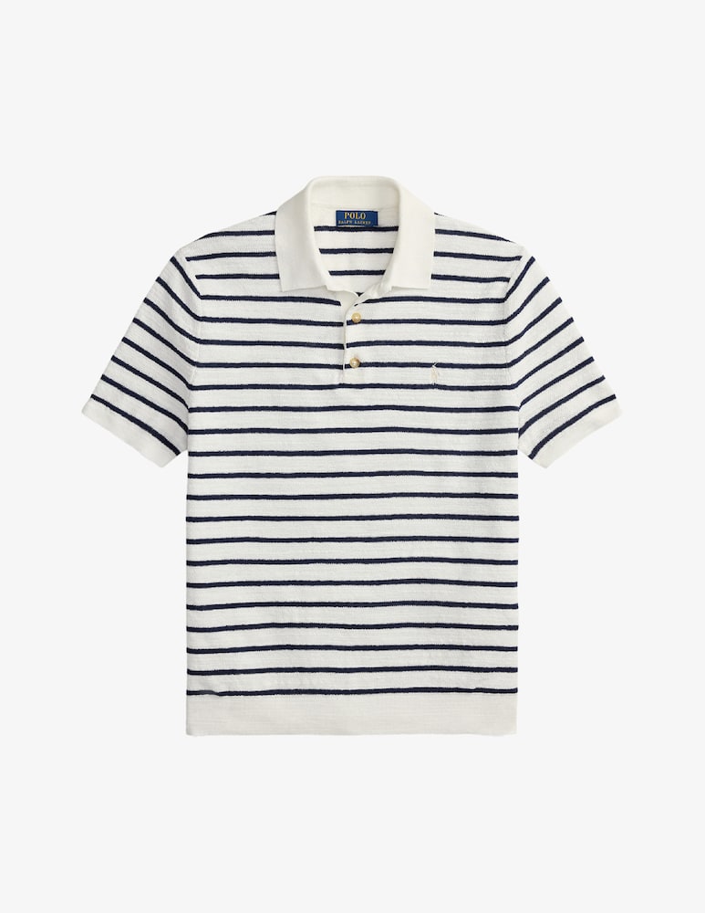 Polo Ralph Lauren Polo a righe in cotone e lino - immagine 5 Polo Ralph Lauren Polo a righe in cotone e lino - immagine 5