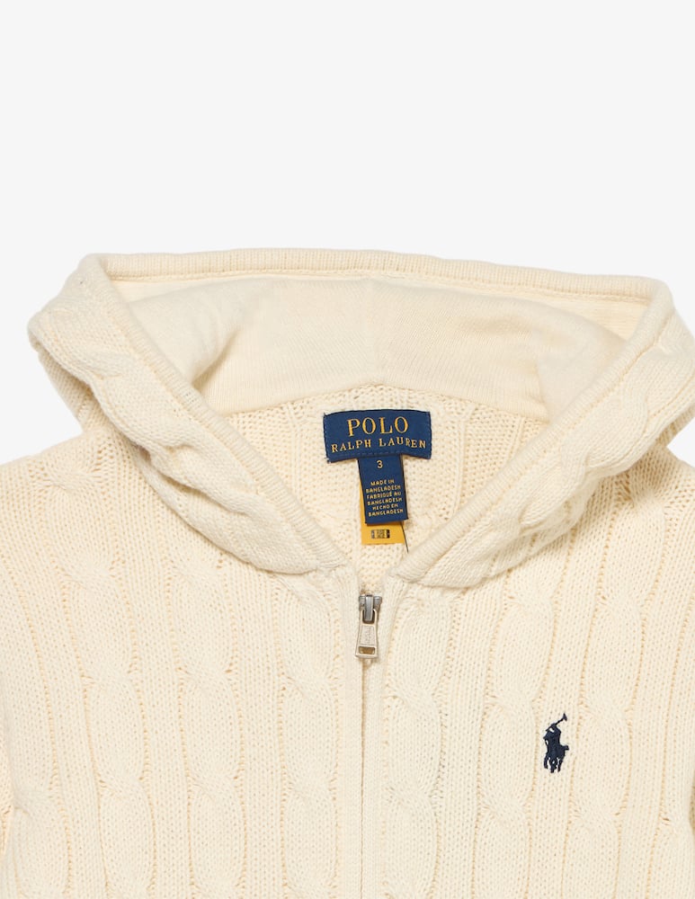 Polo Ralph Lauren Cotton hooded zip cardigan - picture 3 Polo Ralph Lauren Cotton hooded zip cardigan - picture 3