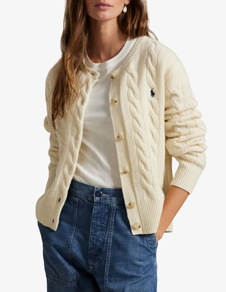 rinascente Polo Ralph Lauren Cardigan a trecce