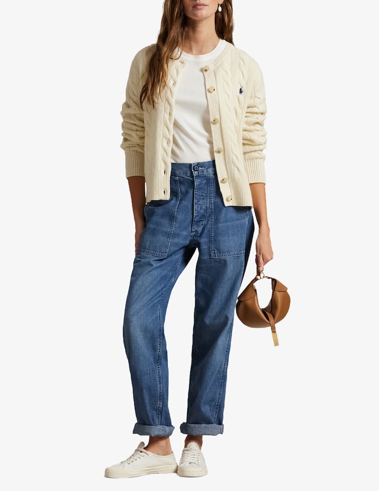 Polo Ralph Lauren Cardigan a trecce - immagine 2 Polo Ralph Lauren Cardigan a trecce - immagine 2