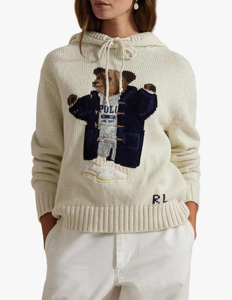 rinascente Polo Ralph Lauren Felpa in maglia con cappuccio Bear