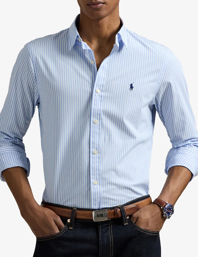 rinascente Polo Ralph Lauren Camicia slim righe stretch