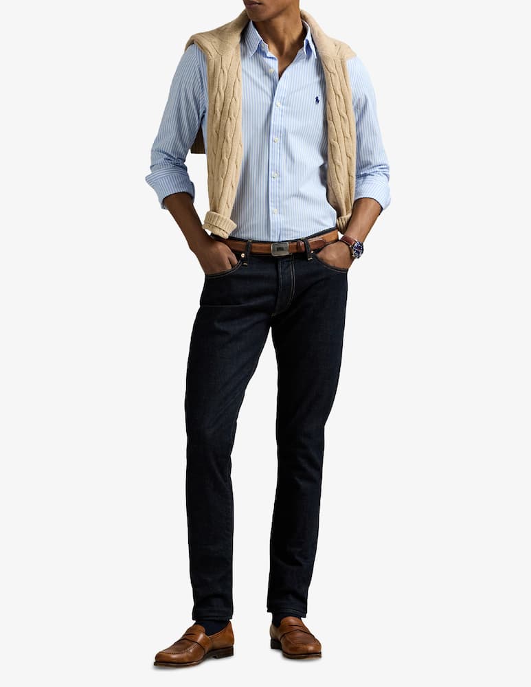 rinascente Polo Ralph Lauren Camicia slim righe stretch