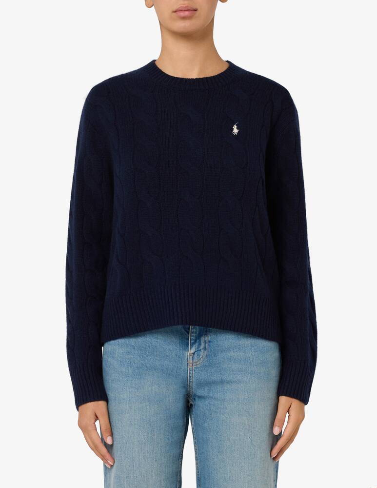 Polo Ralph Lauren Maglione a trecce in misto lana e cashmere - immagine 1 Polo Ralph Lauren Maglione a trecce in misto lana e cashmere - immagine 1