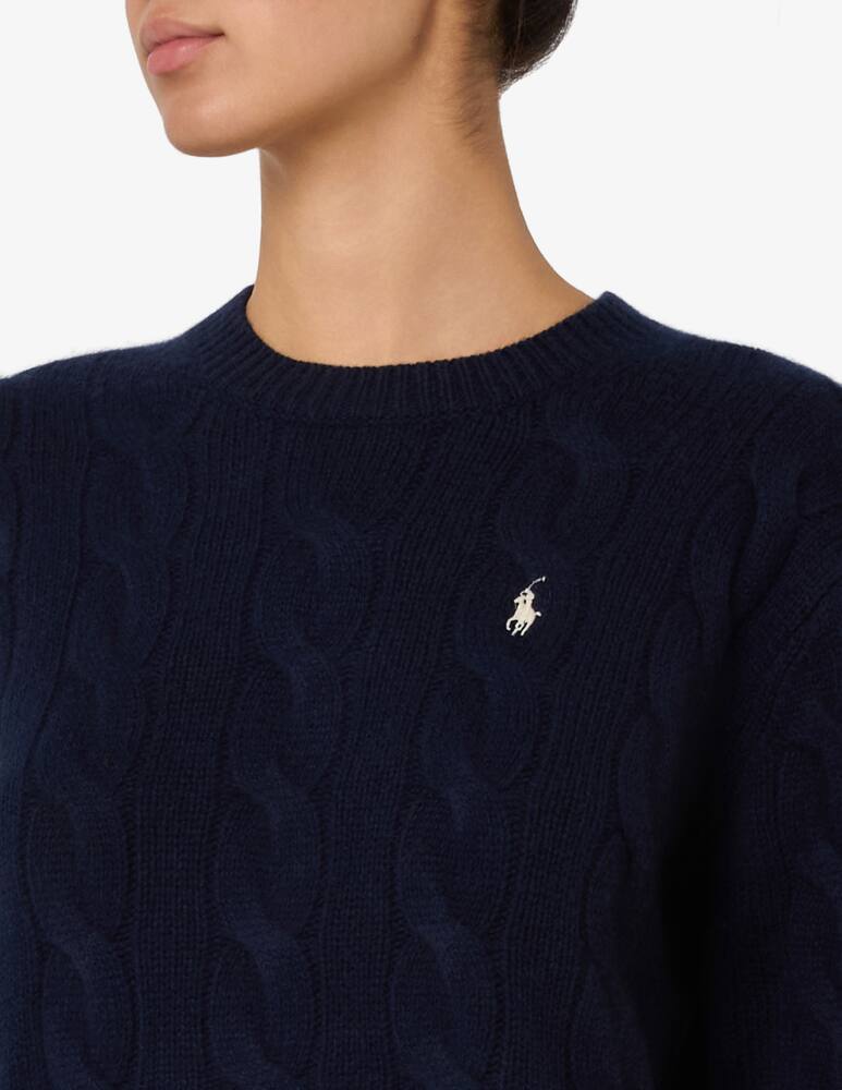 Polo Ralph Lauren Maglione a trecce in misto lana e cashmere - immagine 4 Polo Ralph Lauren Maglione a trecce in misto lana e cashmere - immagine 4
