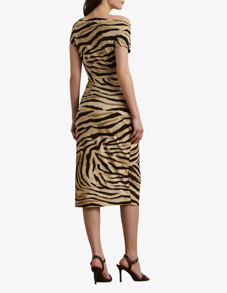 rinascente Lauren Ralph Lauren Hullen short sleeve midi dress