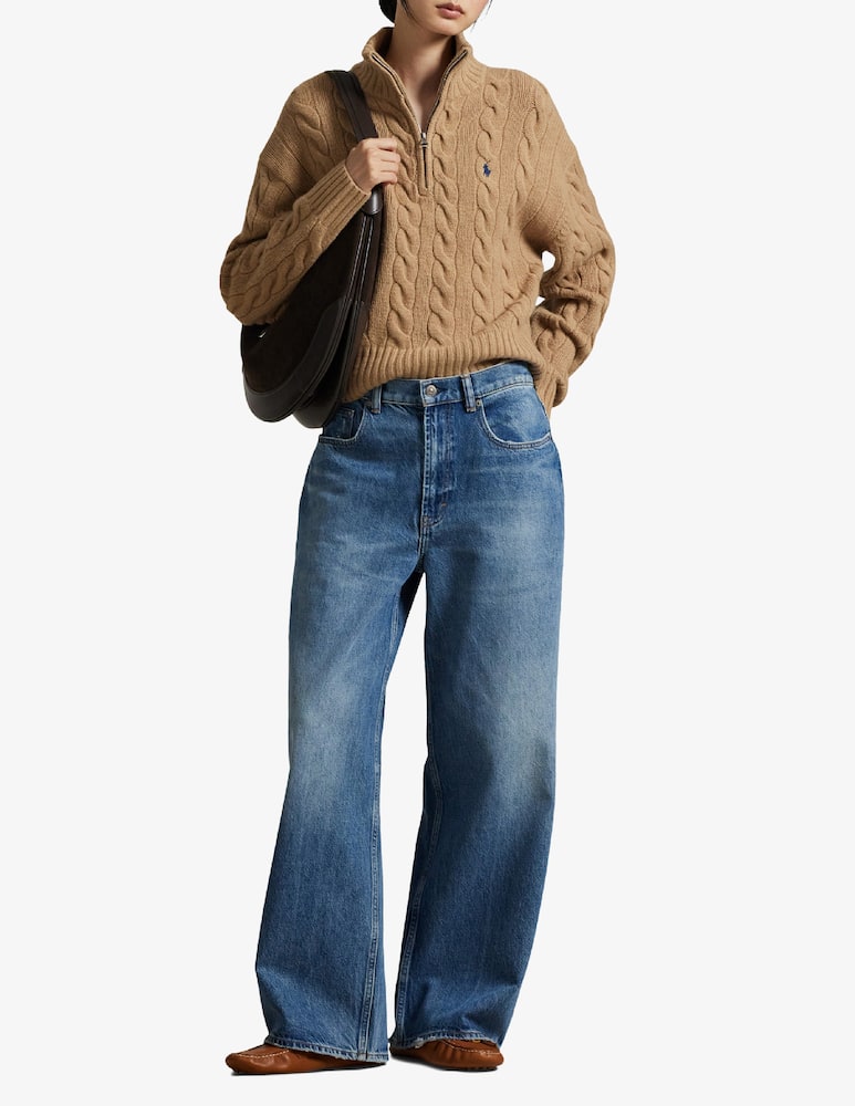 rinascente Polo Ralph Lauren Maglione a trecce con zip