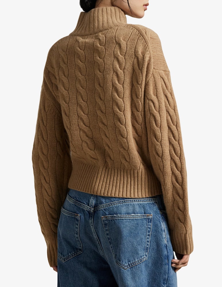 Polo Ralph Lauren Maglione a trecce con zip - immagine 3 Polo Ralph Lauren Maglione a trecce con zip - immagine 3
