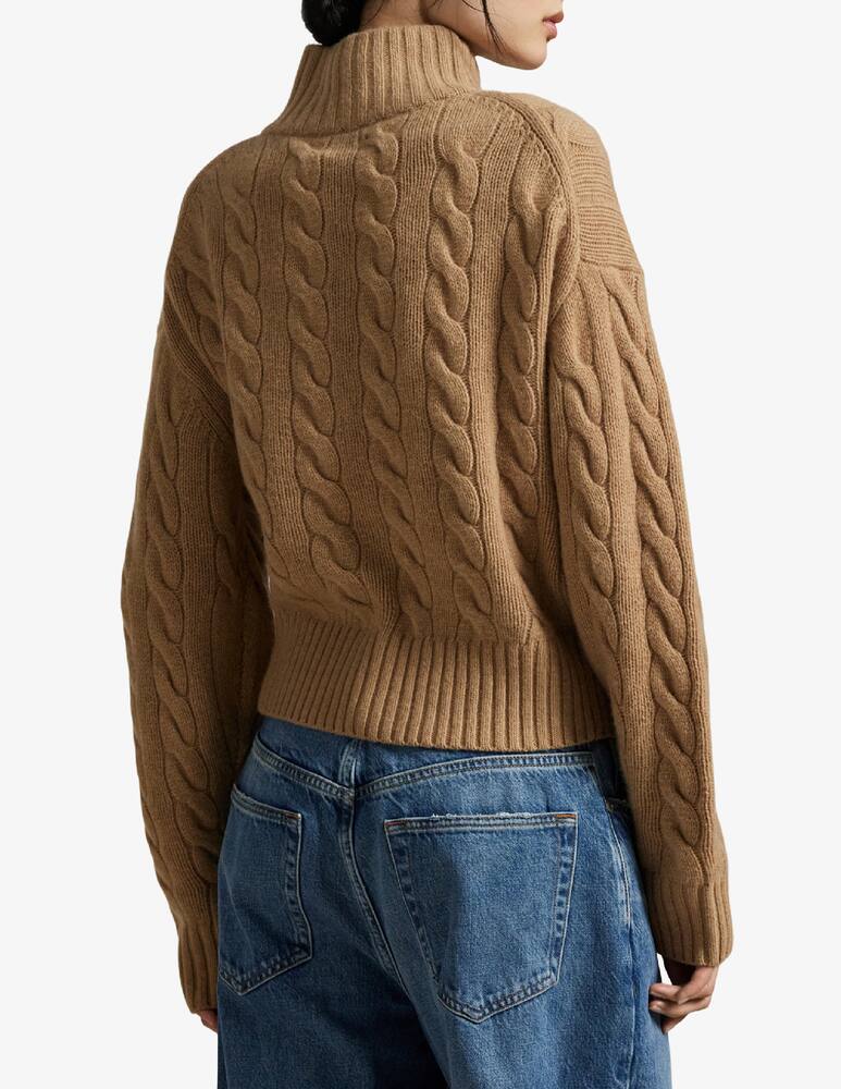 rinascente Polo Ralph Lauren Maglione a trecce con zip