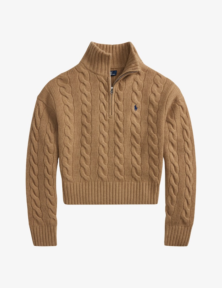 Polo Ralph Lauren Maglione a trecce con zip - immagine 5 Polo Ralph Lauren Maglione a trecce con zip - immagine 5