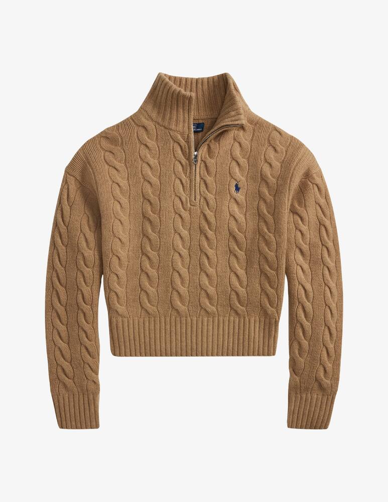 rinascente Polo Ralph Lauren Maglione a trecce con zip