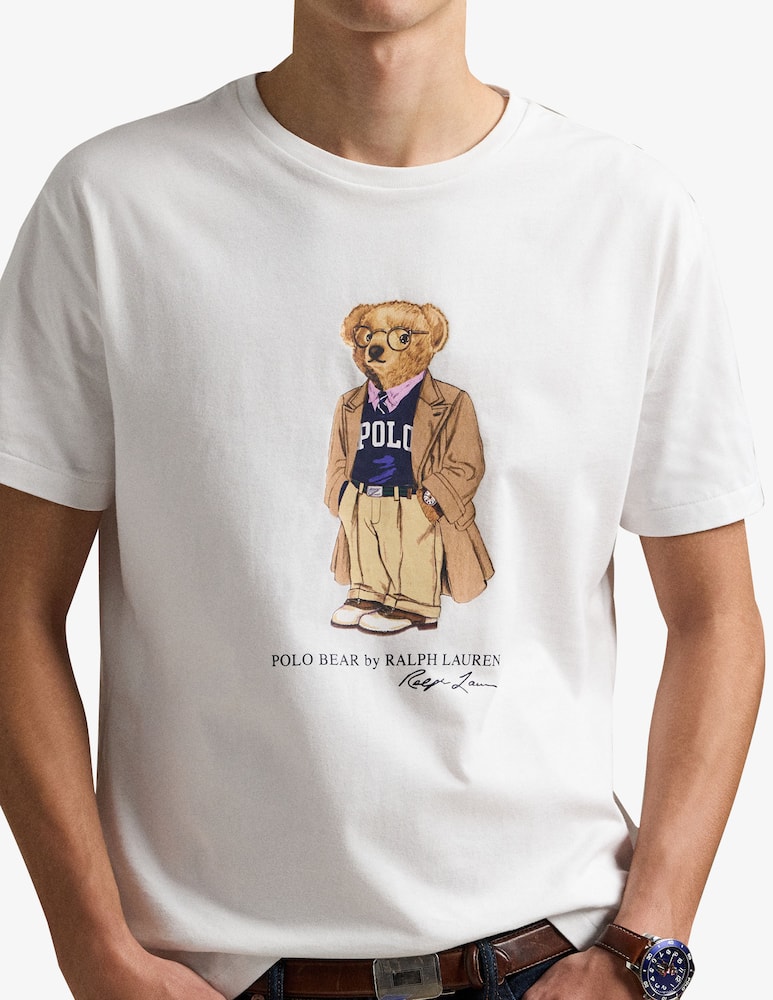 rinascente Polo Ralph Lauren Bear graphic t-shirt