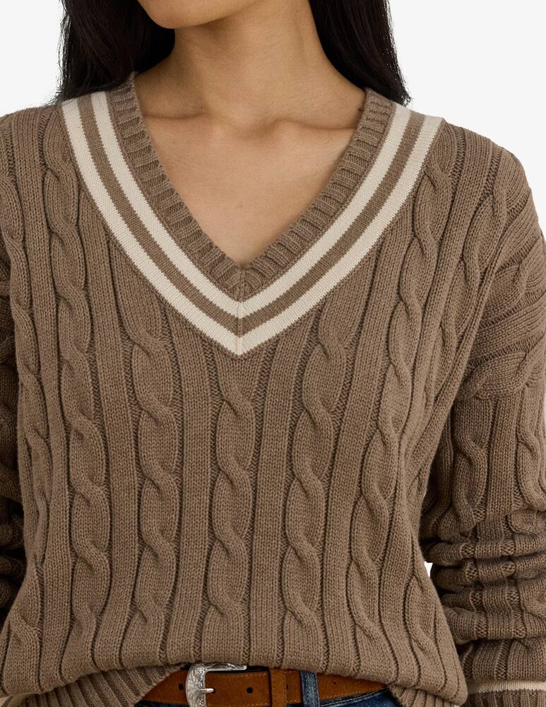 rinascente Lauren Ralph Lauren V-neck cable pullover