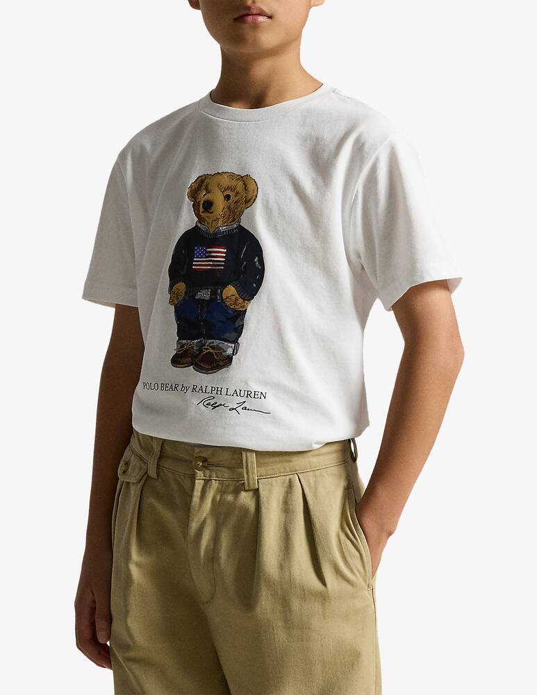 rinascente Polo Ralph Lauren T-shirt jersey con orso