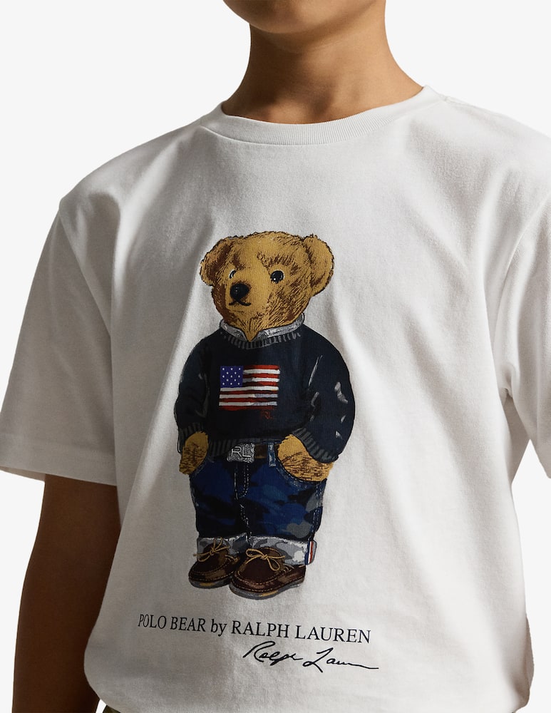 rinascente Polo Ralph Lauren T-shirt jersey con orso
