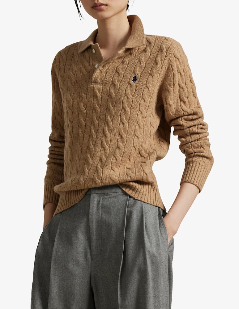 Polo Ralph Lauren Maglione a polo in misto lana - immagine 1 Polo Ralph Lauren Maglione a polo in misto lana - immagine 1