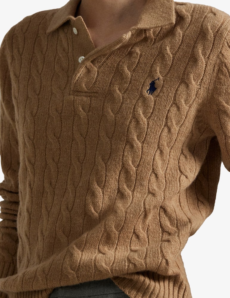 Polo Ralph Lauren Maglione a polo in misto lana - immagine 4 Polo Ralph Lauren Maglione a polo in misto lana - immagine 4