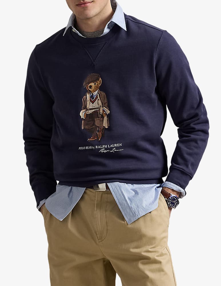 rinascente Polo Ralph Lauren Bear motif sweatshirt