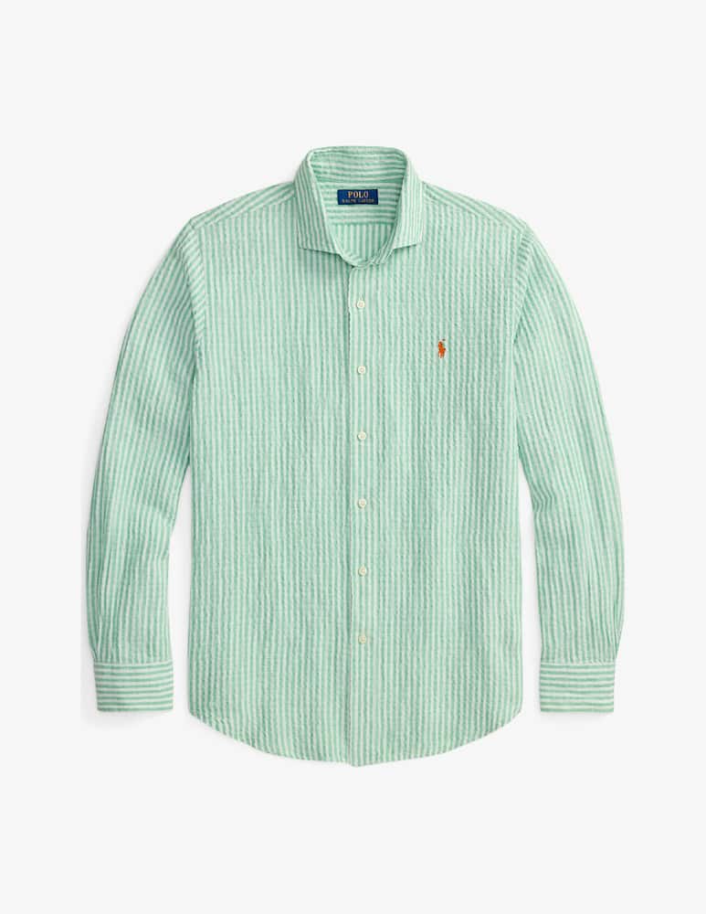 rinascente Polo Ralph Lauren Seersucker stripe shirt