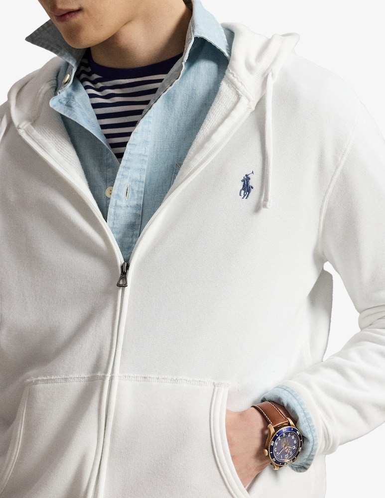 rinascente Polo Ralph Lauren Felpa full zip con cappuccio
