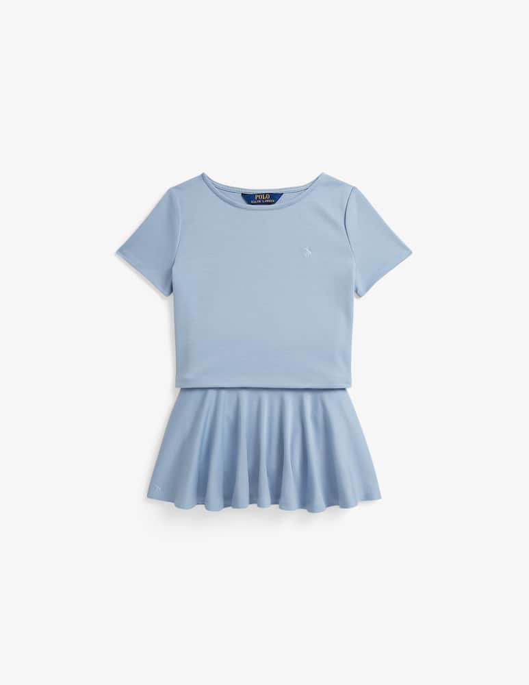 rinascente Polo Ralph Lauren Ponte Roma t-shirt and skirt