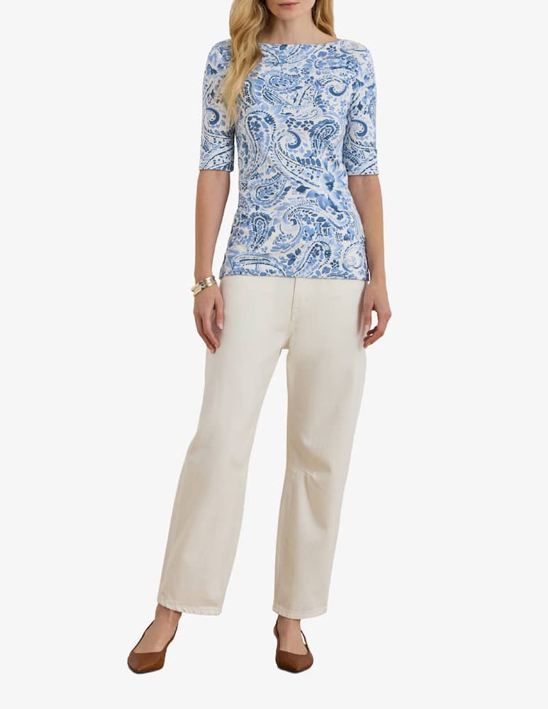 rinascente Lauren Ralph Lauren Paisley print knit t-shirt