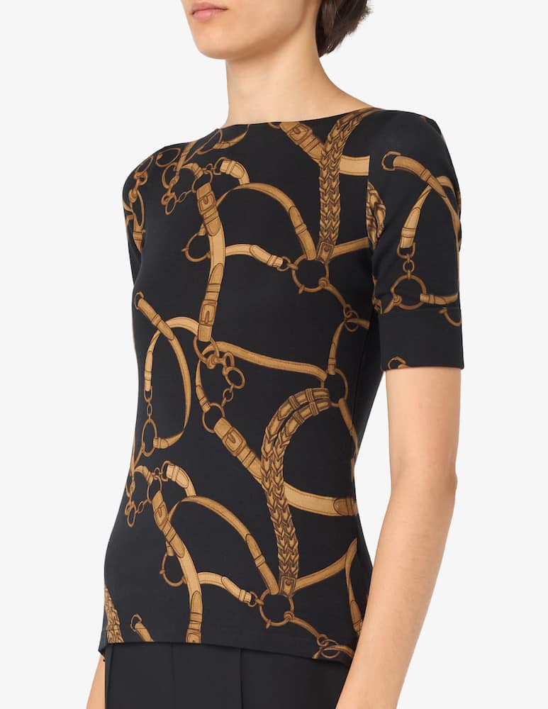 rinascente Lauren Ralph Lauren Patterned knit t-shirt