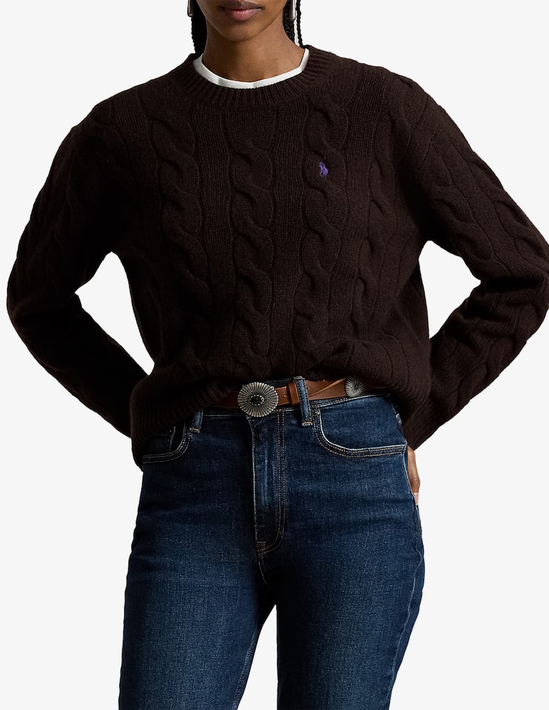 rinascente Polo Ralph Lauren Cable-knit crewneck jumper