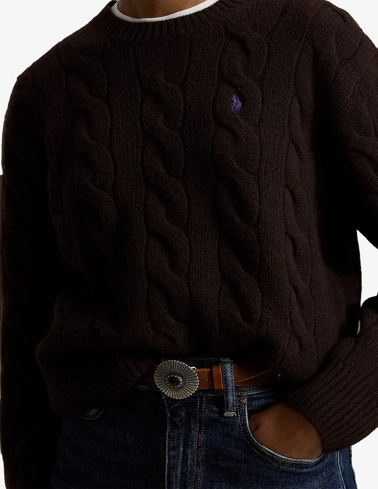 rinascente Polo Ralph Lauren Cable-knit crewneck jumper