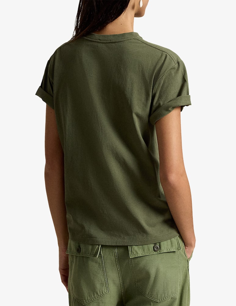 Polo Ralph Lauren T-shirt in maglia con orso - immagine 3