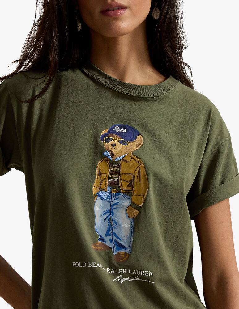 Polo Ralph Lauren T-shirt in maglia con orso - immagine 4