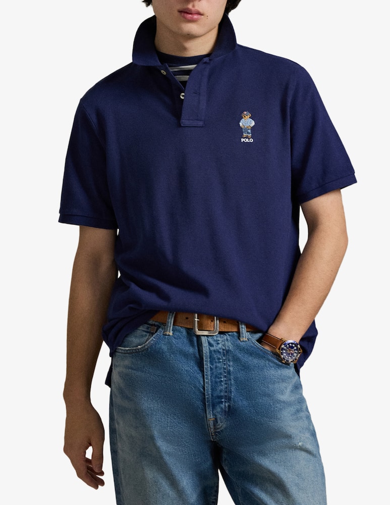 rinascente Polo Ralph Lauren Polo bear denim chest t-shirt
